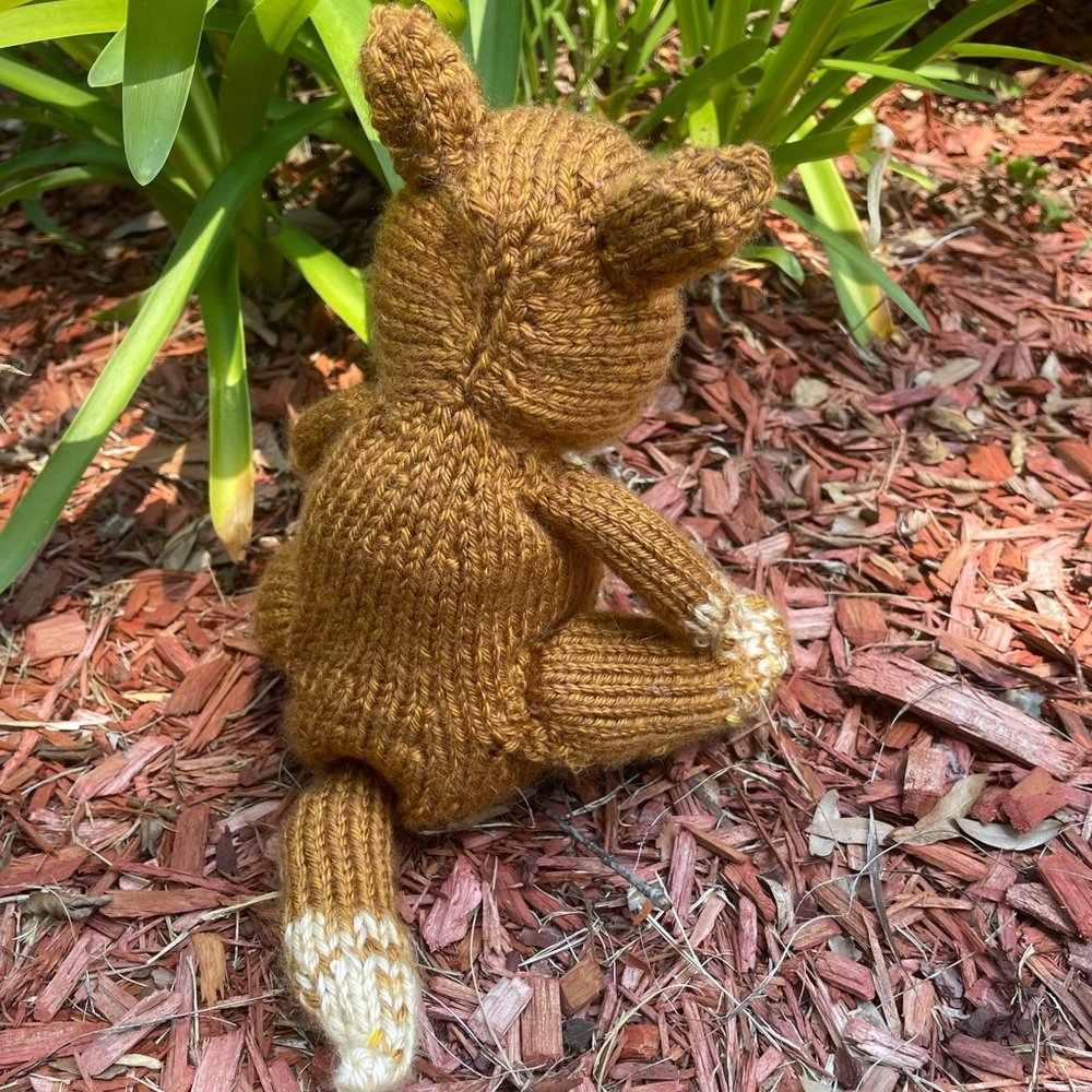 Custom made to order - Hand crafted knit and needle felted cat kitten artisan - Picture 5 of 14